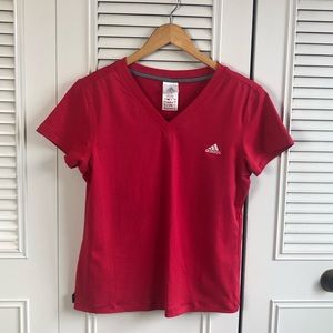 **CLOSING BUY ONE GET ONE** Adidas Fitted Athletic Tee  with V Neck